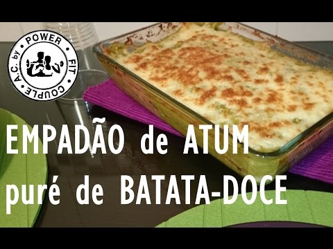 Empadão de atum  - Com puré de batata-doce