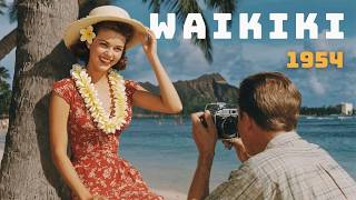Waikiki, Don't Forget Me (1954) | Take Me Back to the 1950s Golden Era 🌴Hawaiian Doo-Wop Memories
