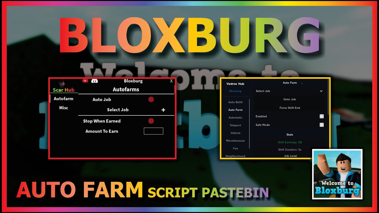 Bloxburg SCRIPT AUTO FARM