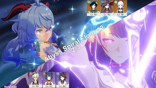 Morgana U0026 Raiden Overload Abyss Floor 12 23 9 Stars  Genshin Impact