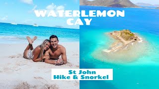 Waterlemon Cay Guide - St John's USVI Best Snorkeling 2021- 4K by Jaychel 11,016 views 2 years ago 7 minutes, 7 seconds