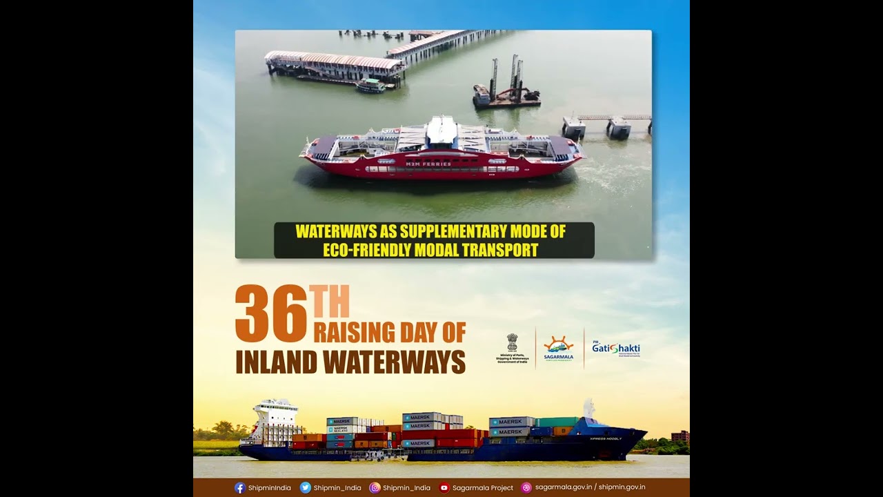 The 36th raising day of Inland Waterways Authority of India. 