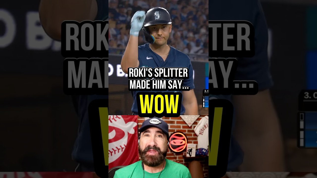 Wow! Roki Sasaki’s splitter is gross. #baseball