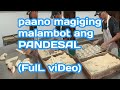 Pandesal | paano palambotin | master baker