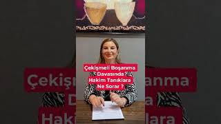 PEKİ BUNU BİLİYORMUSUNUZ ? (Hakim Tanıklara Ne Sorar?)