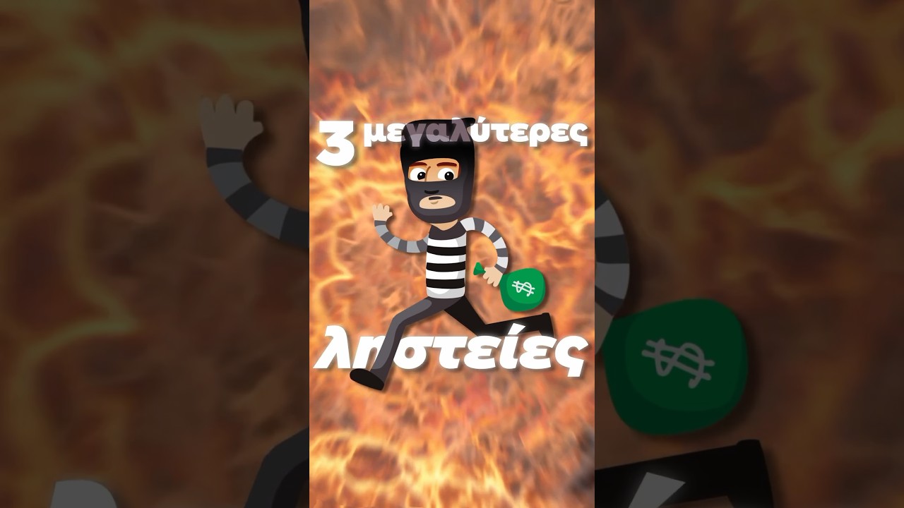Οι 3 Μεγαλύτερες Ληστείες 😵😵