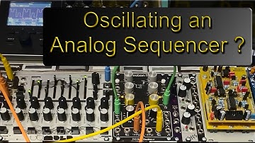 Oscillating an analog Sequencer Audio rate sequencing with Detroit Underground DU SEQ & Weston 2V2