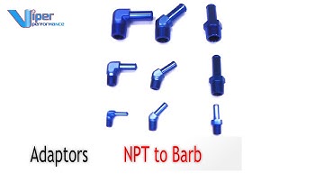NPT to Barb Hose End Fitting Demonstration Video