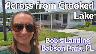 Fisherman's paradise, and only $455 per month lot rent! Bob's Landing in Babson Park, FL