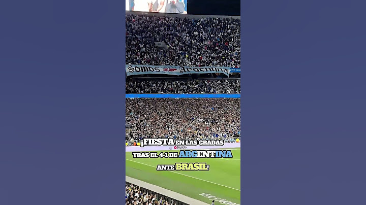 🇦🇷 Locura total en el Monumental: así cantaron los argentinos tras el baile a Brasil 🎶🔥