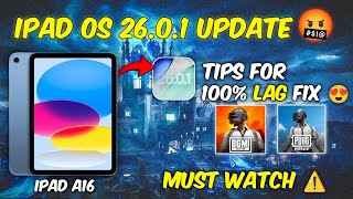 Ipados 26.0.1 Update Lag Fix Best Settings For Bgmi & Pubg Mobile Ipad A16 Gaming Tips