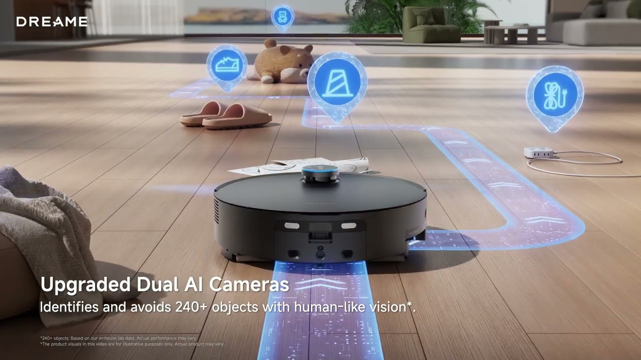 World’s 1st Track Mop Robot Vacuum with 6cm Obstacle Cleaning | Dreame Aqua 10 Pro Track