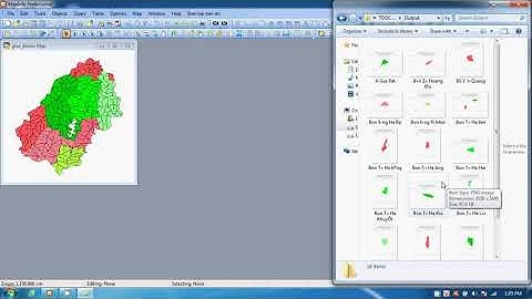 Tools trích lục sơ đồ giao khoán Mapinfo