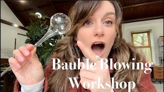 Glass Bauble Blowing Workshop - With Ayako Tani & Robert McLeod by Trejayne 1,852 views 1 month ago 6 minutes, 34 seconds