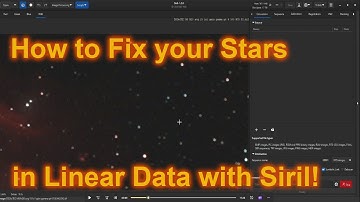 Fixing Stars in Linear Data with Siril
