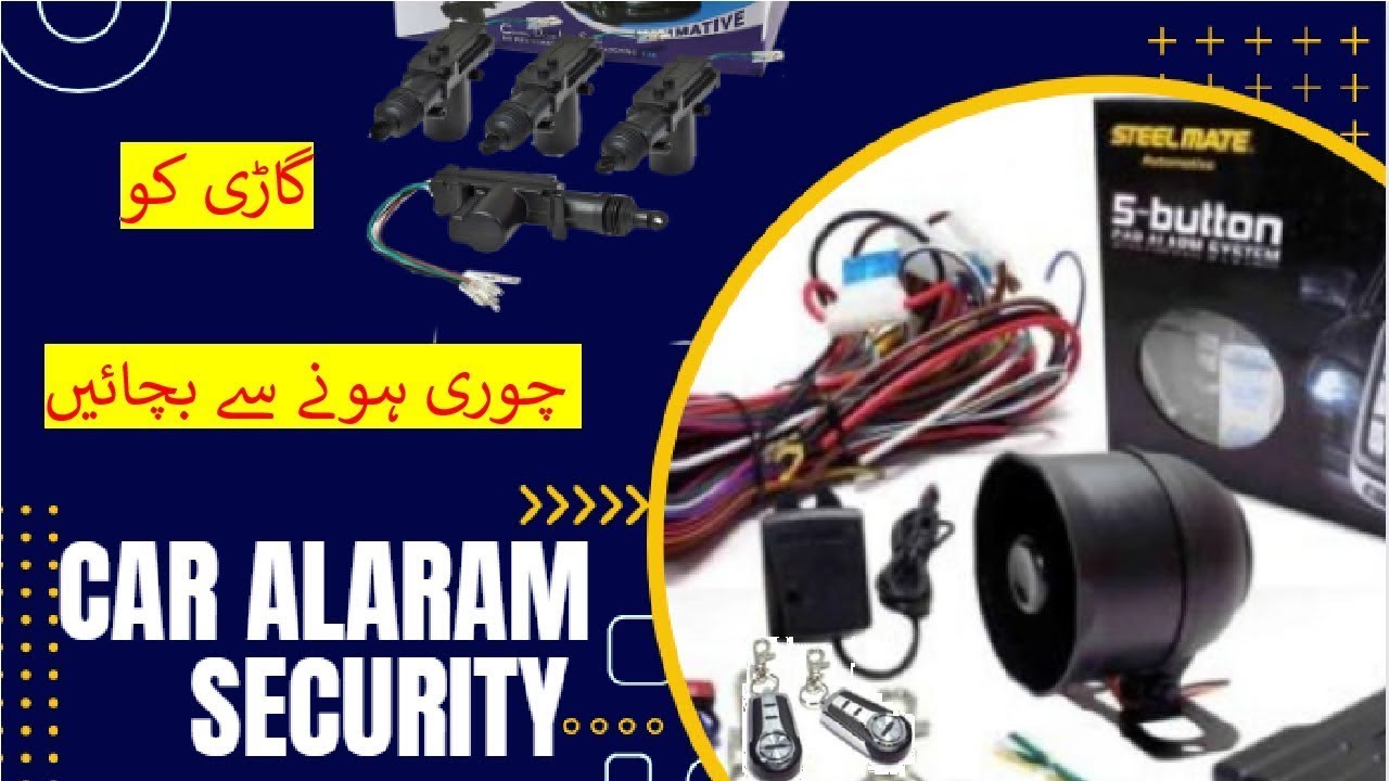 Steel Mate Car Alarm and Central Locking System Immobilizer YouTube