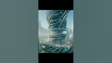 Futuristic city scenery - generative ai