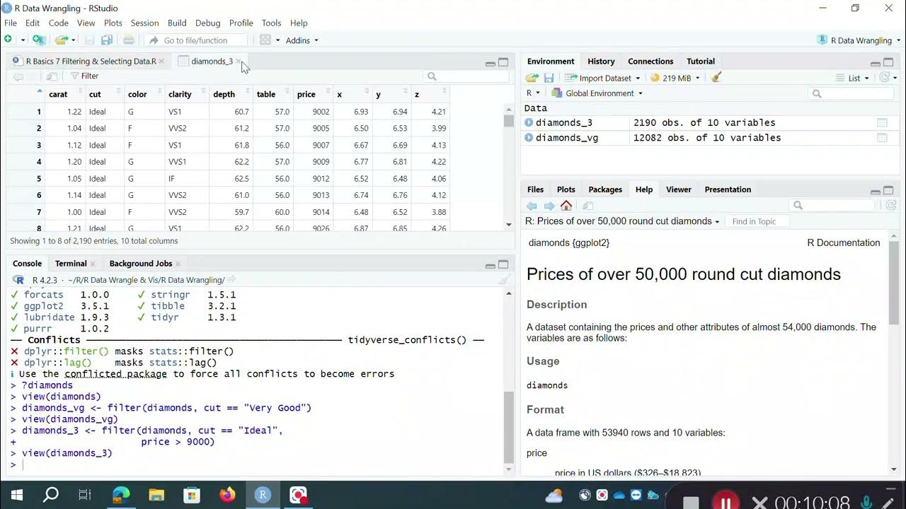 R Basics 7: Selecting specific rows or columns - YouTube