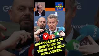 Debate en España: choque entre Feijóo y Sánchez por la política exterior
