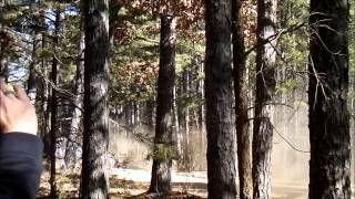 David Higgins Overshoots A Corner @ 2014 100AW Rally
