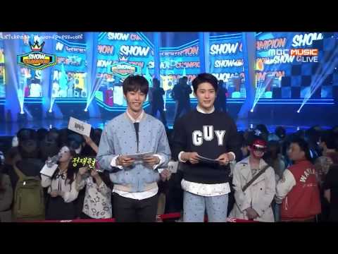 [Engsub] 150415 Show Champion MC cut - SR15B Doyoung, Jaehyun