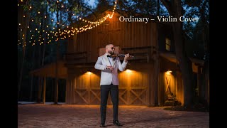 Ordinary – Violin Cover for Weddings | Ronny Moreno Violinist