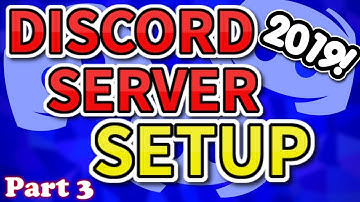 HOW TO SETUP A DISCORD SERVER 2019 PART 3 ( AFK, FILTER SETTING, WELCOME MESSAGE )
