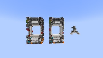 Tiny 7x7 piston door + better mic |Thanks for 110 Subs :) #redstone