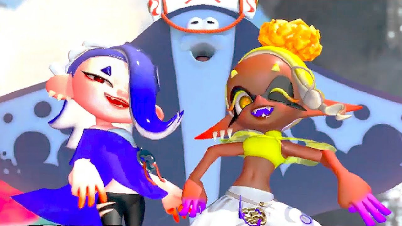 Splatoon 3 idols – Frye, Shiver, and Big Man