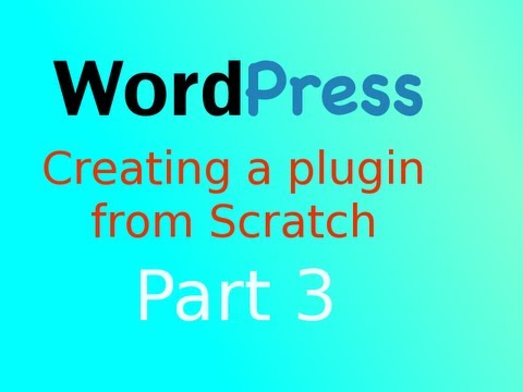 WordPress (Creating a plugin from scratch) Part 3 Deactivation code and destroying tables