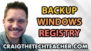 How To Backup The Registry On Windows XP