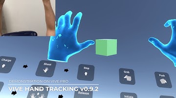 【VIVE SDK】Hand Tracking v0.9.2 on VIVE Pro