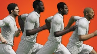 Fastest Legends in FIFA 15 Without Ball | Speed Test screenshot 5