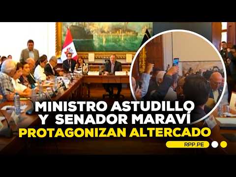 Tension in the Senate: Interior Minister and Senator Iber Maraví clash during session