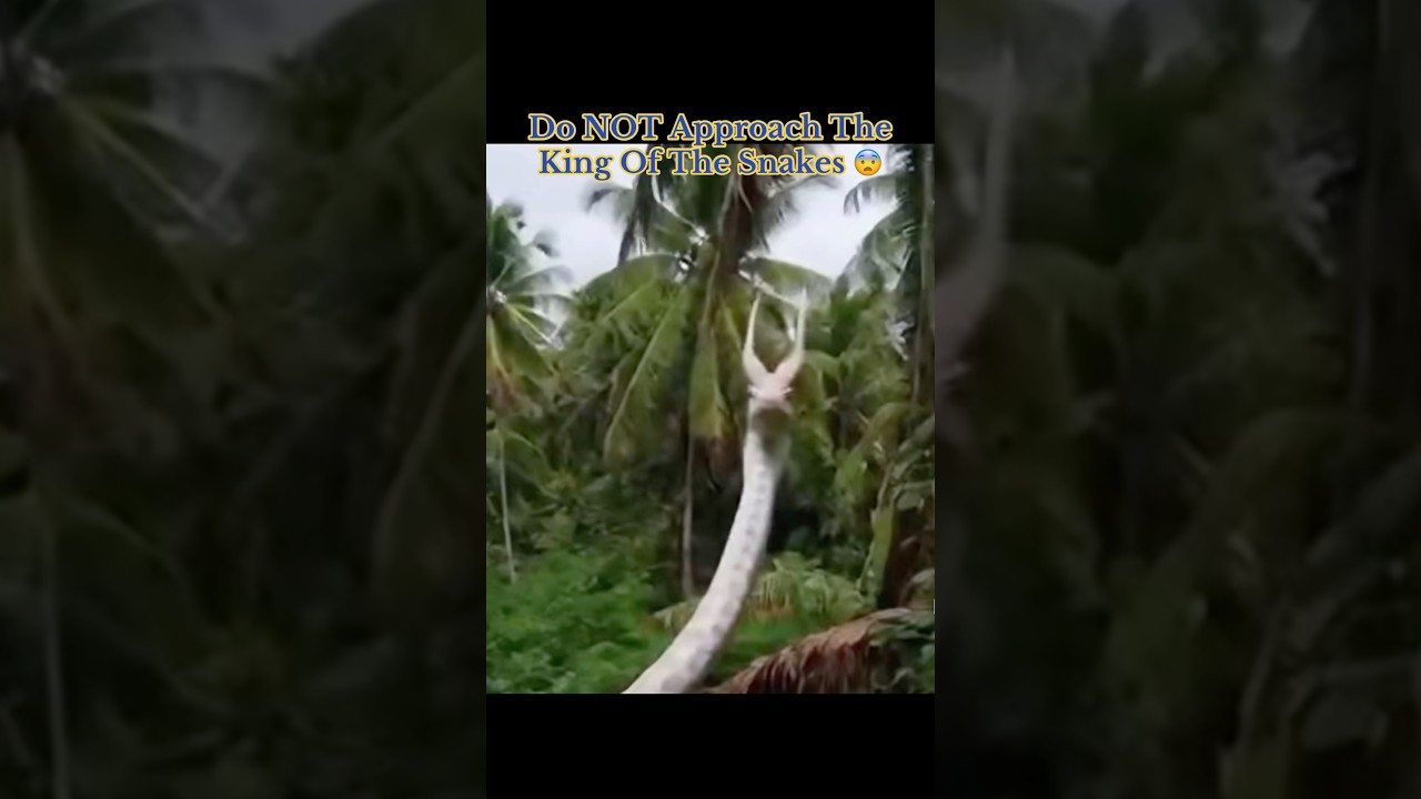 Do Not Approach The King Of The Snakes 😨 
