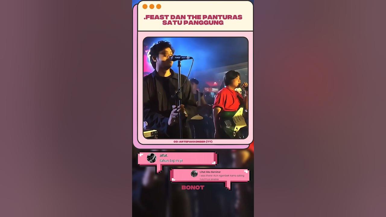 Artefak tahun berapa ini?🤔 #shortsfeed #feast #thepanturas #panggung #liveperformance #musik #konser