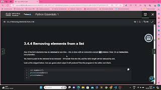 Cisco Python Course (Module 3): 3.4. Section 4 – Lists