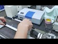 Horizontal 180-degree peel force test.#testmachine #adhesives #materialtesting #tape