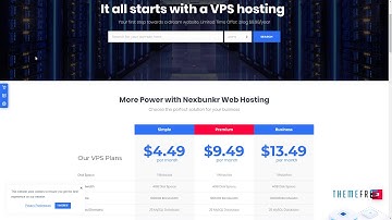 Nexbunker - Hosting/Server WordPress Theme + WHMCS      Sammy Ilham