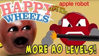 Midget Apple Plays - Happy Wheels: MORE Annoying Orange Levels!
