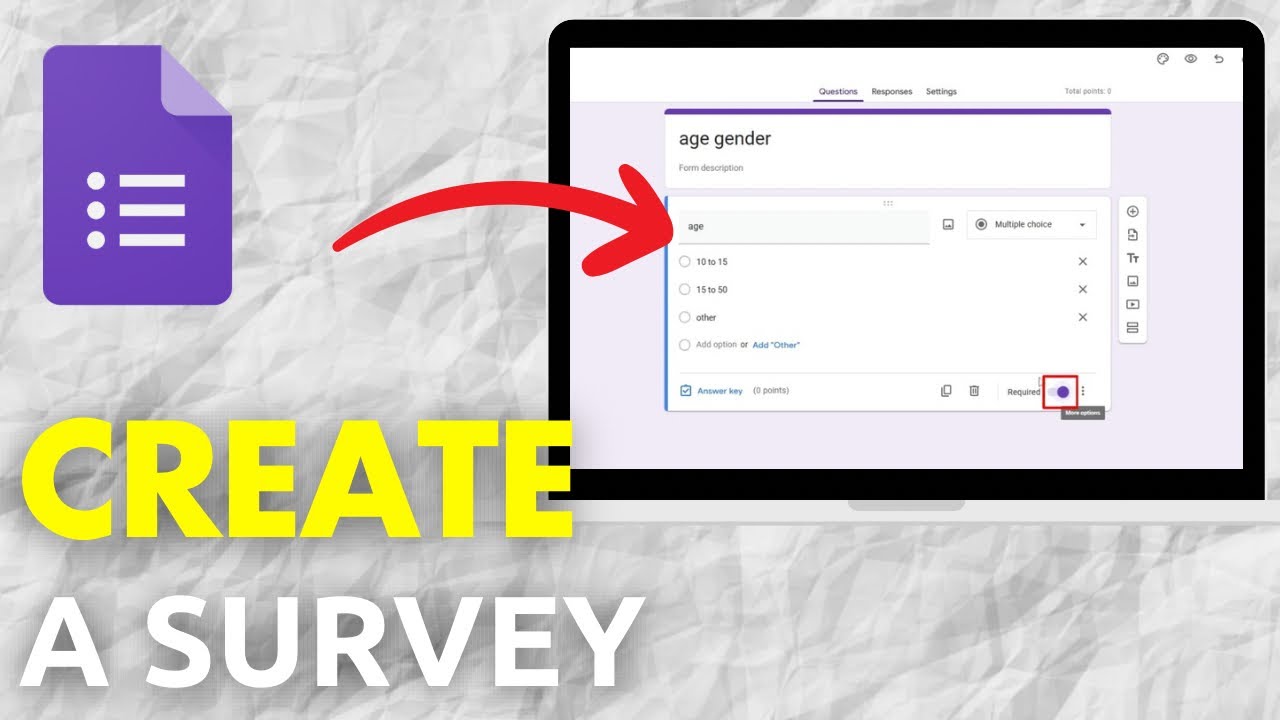 How To Create Google Forms Survey Questionnaire- Full Guide - YouTube