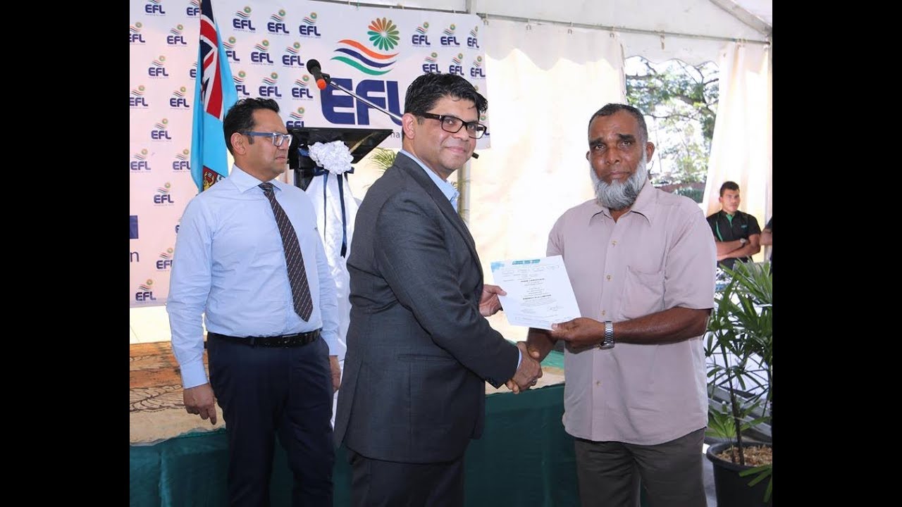 Fijian AttorneyGeneral presents Energy Fiji Limited (EFL) NonVoting