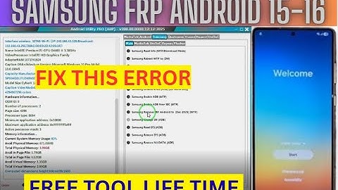 New Method Free Tool All Samsung Frp Bypass MTP Mode l Samsung Frp New Tool Free  Samsung Frp Unlock