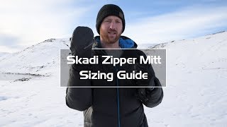 Skadi Zipper Mitt Sizing Guide