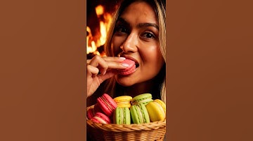 Delightful Macaron ASMR Sounds Oddly Satisfying! ✨ #ai #aiasmr #asmr #asmrsounds