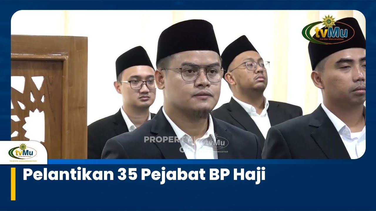 Pelantikan 35 Pejabat BP Haji