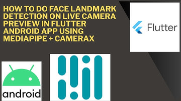 How to do Face LANDMARK DETECTION on Live Camera Preview in Flutter  Android + MediaPipe + CameraX