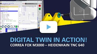 Digital Twin CORREA Fox M3000 – Wirtschaftlicher produzieren mit der perfekten digitalen Kopie!