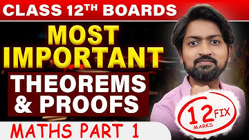 MOST IMPORTANT THEOREMS AND PROOFS | GanitAnk | #boards2025 #boards #theorems #proofs