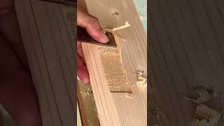 How to Install a Door Hinge Like a Pro #woodworking #craftsmanship #diybox#creativecrafts#satisfying
